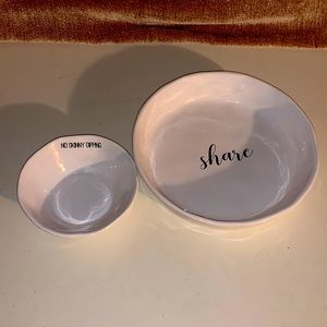 Serving plate and bowl